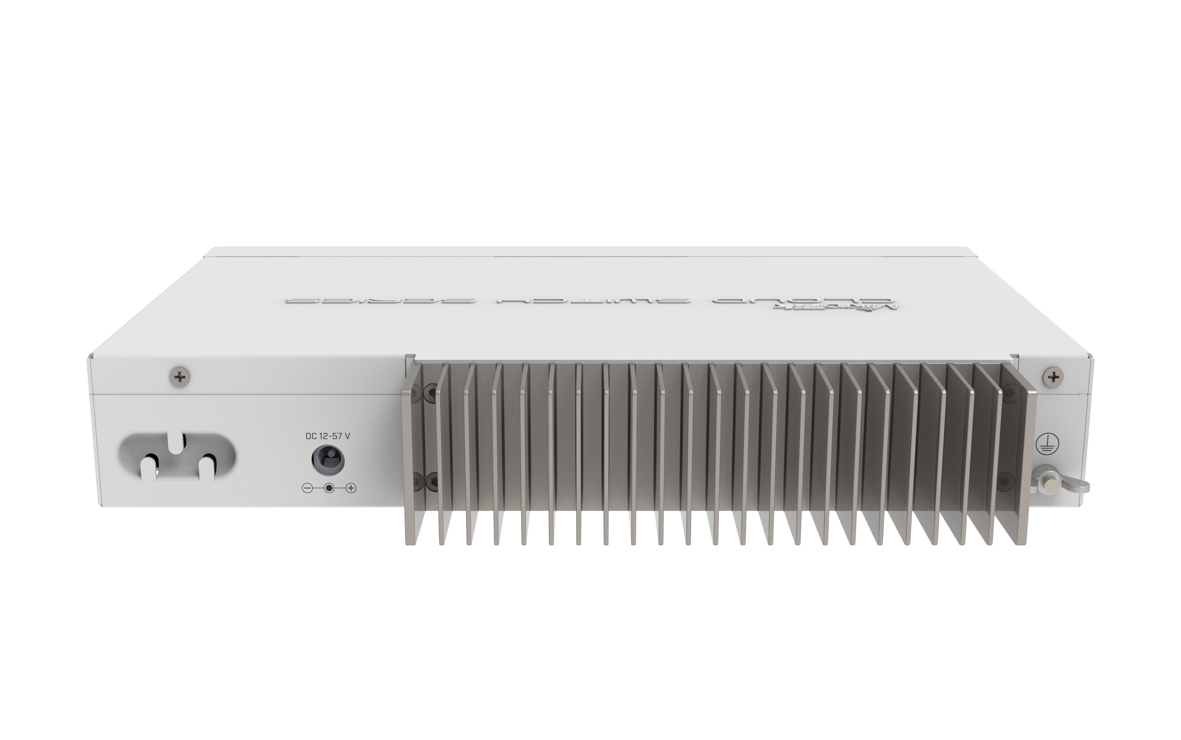 The CRS309-1G-8S+ is a very compact, yet powerful networking switch. It has eight SFP+ slots, supporting up to 10 Gbit module in each, which results in a total switching capacity of 162 Gbps and total non-blocking throughput of 81 Gbps. The CRS309-1G-8S+ is a very compact, yet powerful networking switch. It has eight SFP+ slots, supporting up to 10 Gbit module in each, which results in a total switching capacity of 162 Gbps and total non-blocking throughput of 81 Gbps.