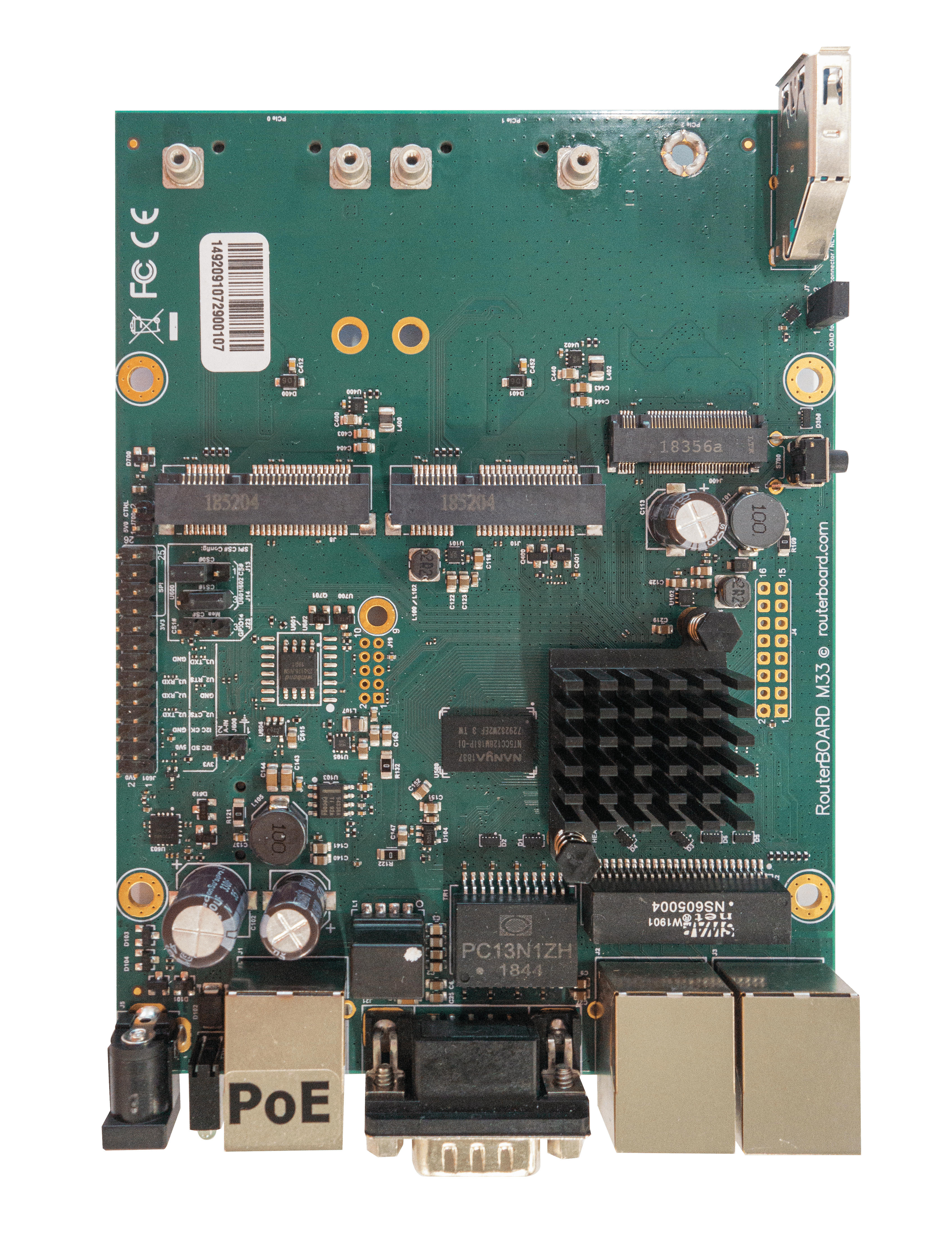RBM33G: A fully featured RouterBOARD device for custom solutions, offering dual 3G/LTE modem support, versatile storage options, and powerful performance for demanding applications RBM33G: A fully featured RouterBOARD device for custom solutions, offering dual 3G/LTE modem support, versatile storage options, and powerful performance for demanding applications