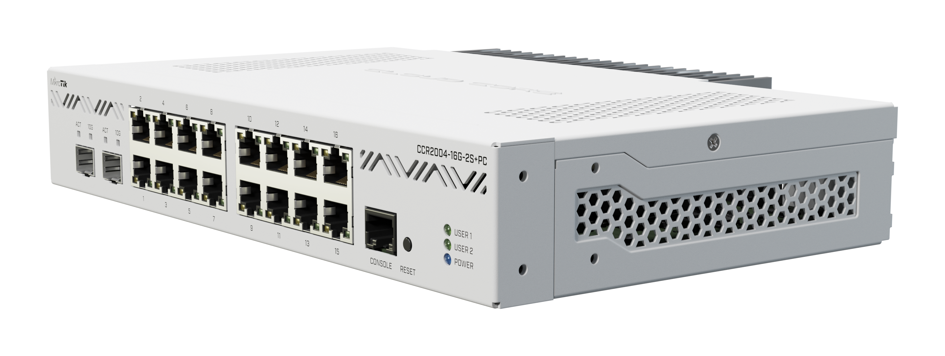 Introducing the CCR2004: Silent Powerhouse for High-Speed Networking Enjoy the perfect blend of performance and silence with the CCR2004, featuring the Amazon Annapurna Labs Alpine v2 CPU with 4x 64-bit ARMv8-A Cortex-A57 cores running at 1.2 GHz. This silent powerhouse offers up to 3x faster performance than the previous generation CCRs, making it ideal for office, studio, server room, or homelab use. Introducing the CCR2004: Silent Powerhouse for High-Speed Networking Enjoy the perfect blend of performance and silence with the CCR2004, featuring the Amazon Annapurna Labs Alpine v2 CPU with 4x 64-bit ARMv8-A Cortex-A57 cores running at 1.2 GHz. This silent powerhouse offers up to 3x faster performance than the previous generation CCRs, making it ideal for office, studio, server room, or homelab use.