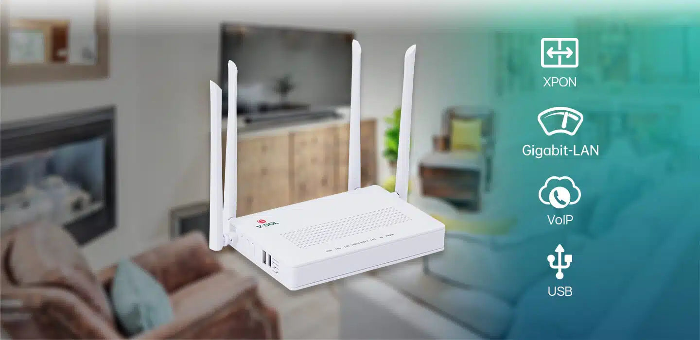 4GE+1POTS+WiFi 5+2USB ONU Model: HG325DAC Spec: 4*GE+1POTS(2POTS option)+WiFi 5+USB 3.0 Weight: 420g 4GE+1POTS+WiFi 5+2USB ONU Model: HG325DAC Spec: 4*GE+1POTS(2POTS option)+WiFi 5+USB 3.0 Weight: 420g