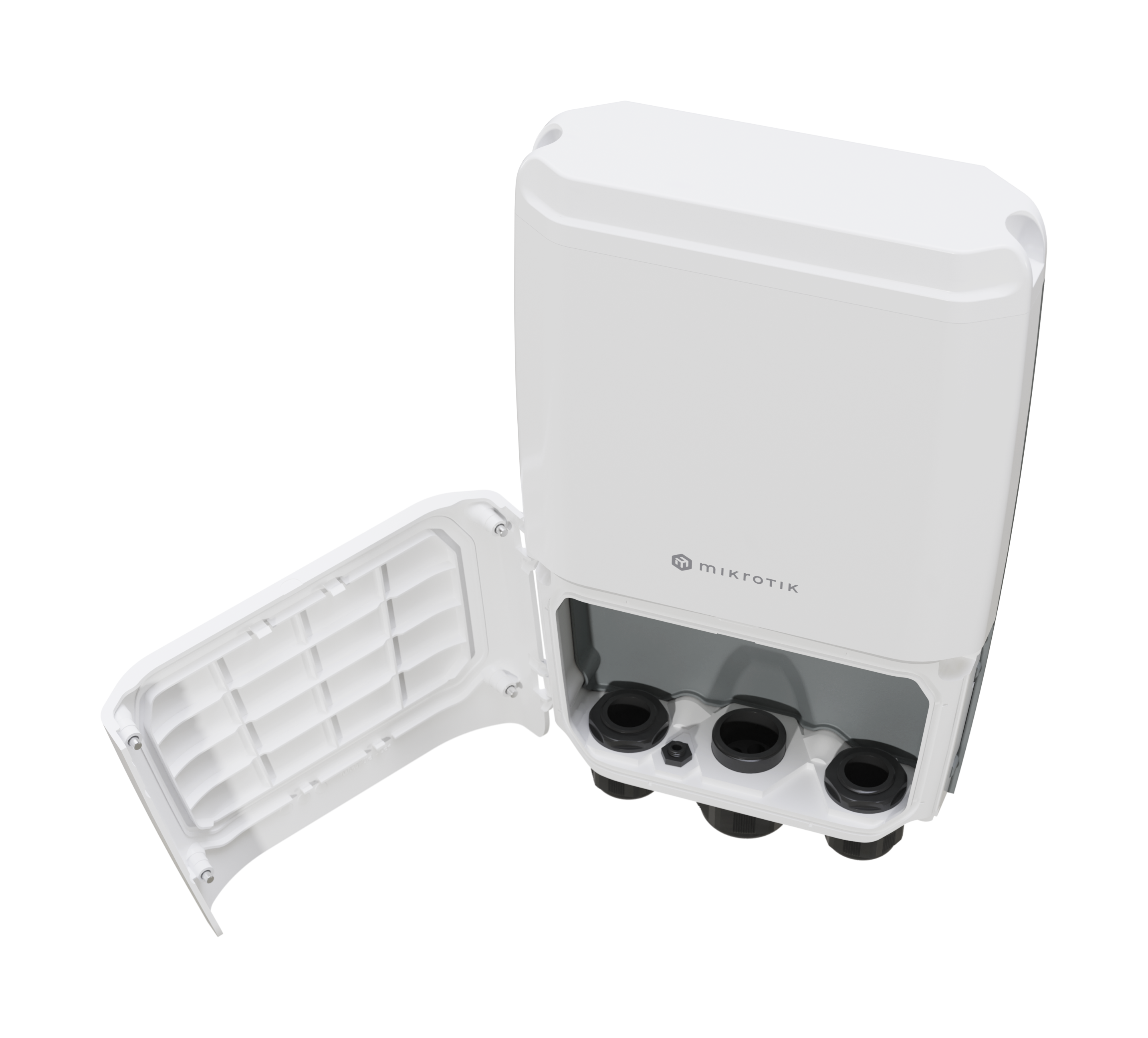  CRS504-4XQ-OUT Affordable, compact, energy-efficient 100 Gbps networking anytime, ANYWHERE! IP66 weatherproof enclosure, 4x 100 Gigabit ports, multiple powering options.