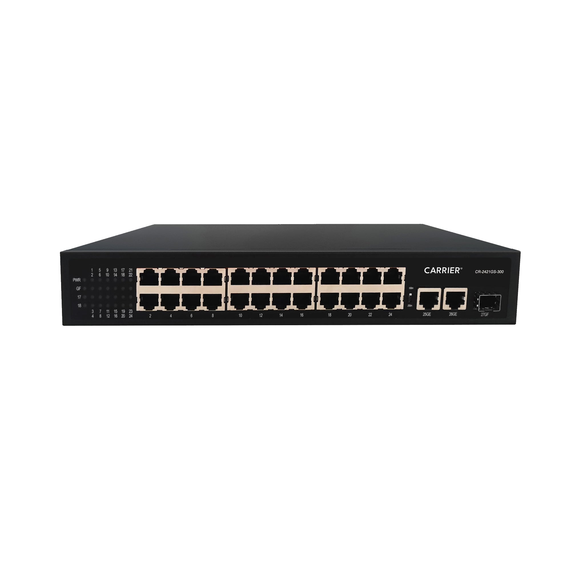 Carrier 24Port POE Switch 10/100 UPLINK (CR-2421GS-300)