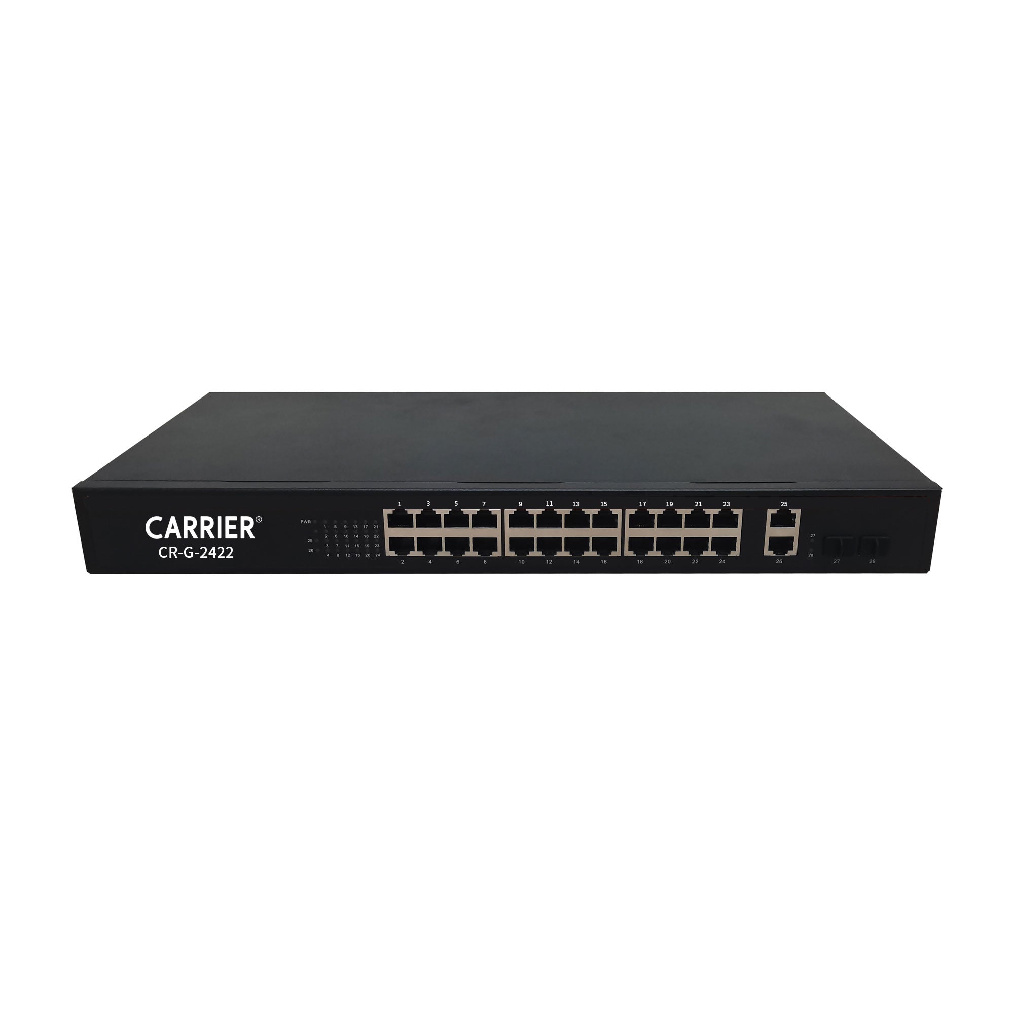 Carrier 24Port Gigabit Switch 10/100 UPLINK (CR-G-2422-300)