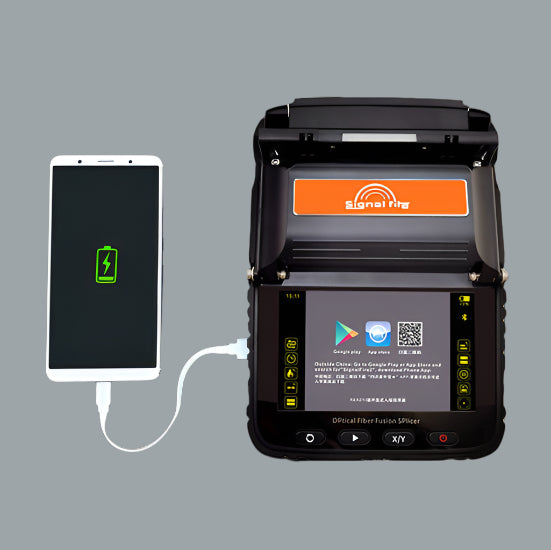 Signal Fire AI-6A: Advanced Six-Motor Optical Fiber Fusion Splicer