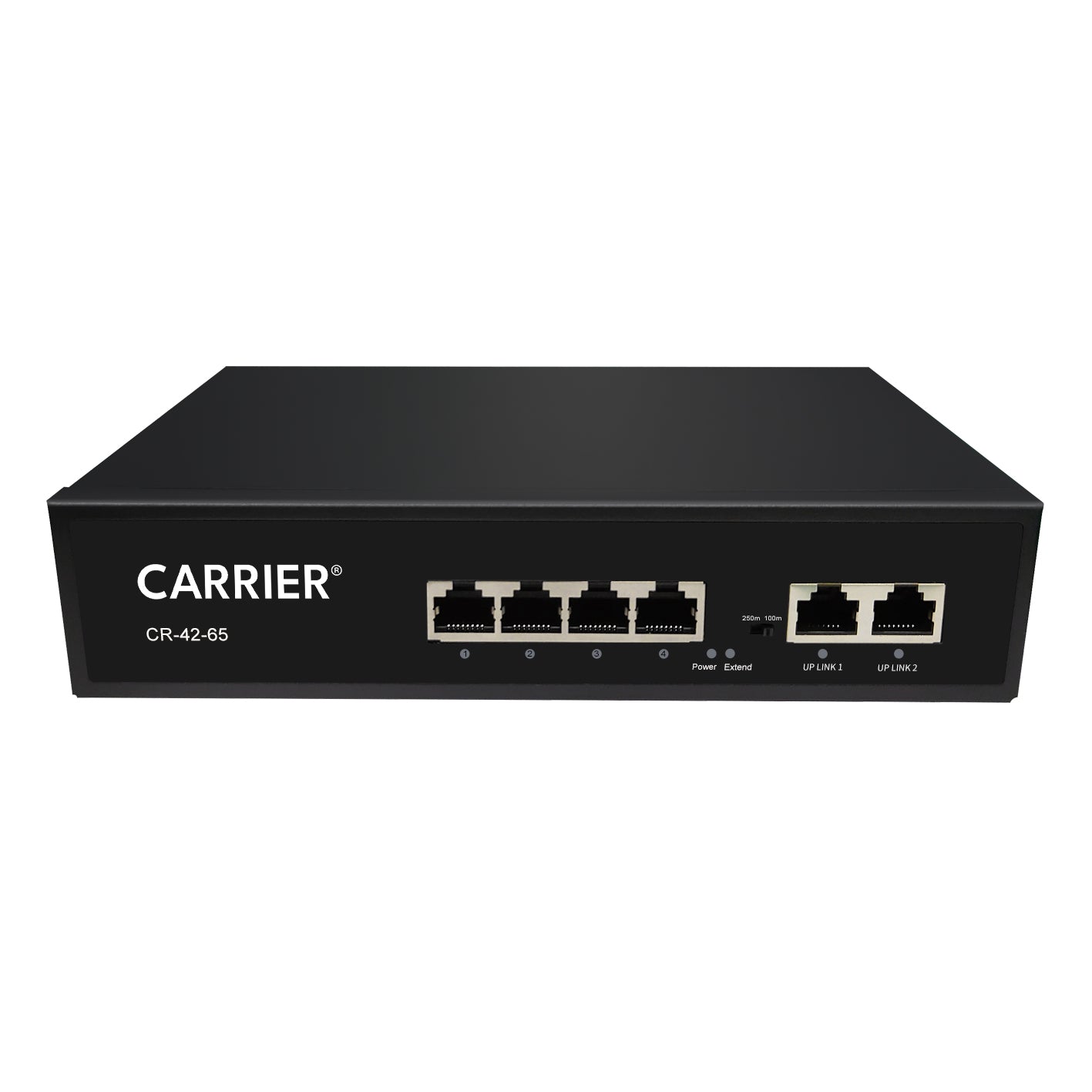 Carrier 4 Port POE Switch 10/100 UPLINK (CR-42-65)