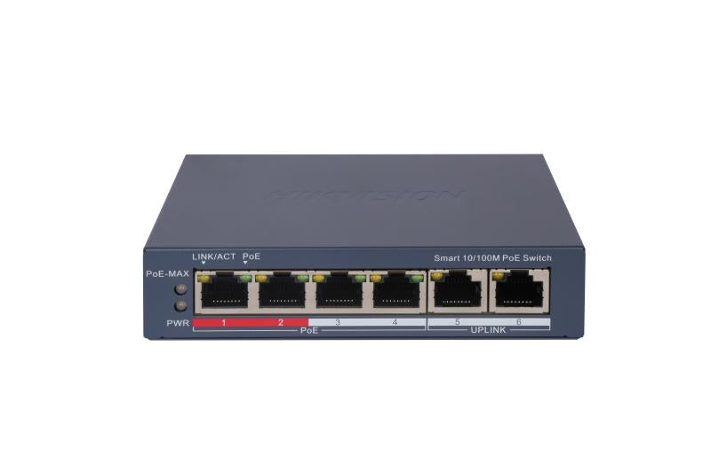 4 Port Fast Ethernet Smart POE Switch (DS-3E1106P-EI)