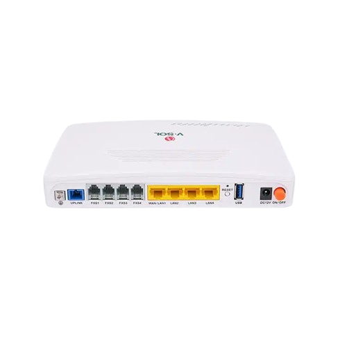 1GPON+4GE+4POTS ICT Model: ICT3310D-4G4S Spec: 4*GE+4POTS