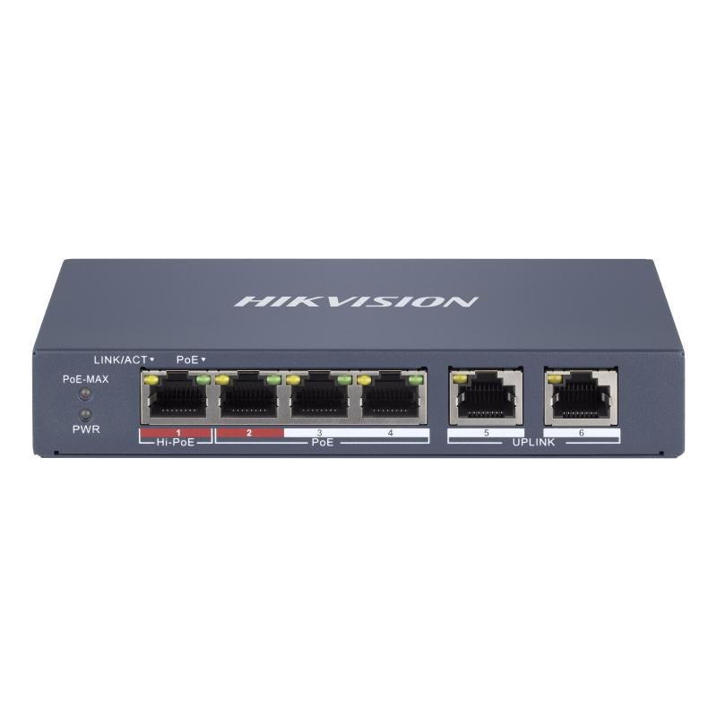 Hikivision 4 Port Fast Ethernet Smart POE Switch (DS-3E1106HP-EI )