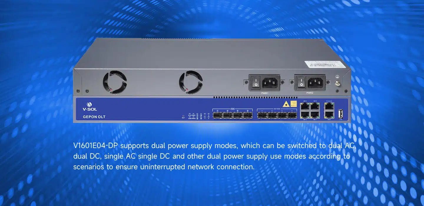 4 Port EPON OLT (V1601E04-DP/BT)