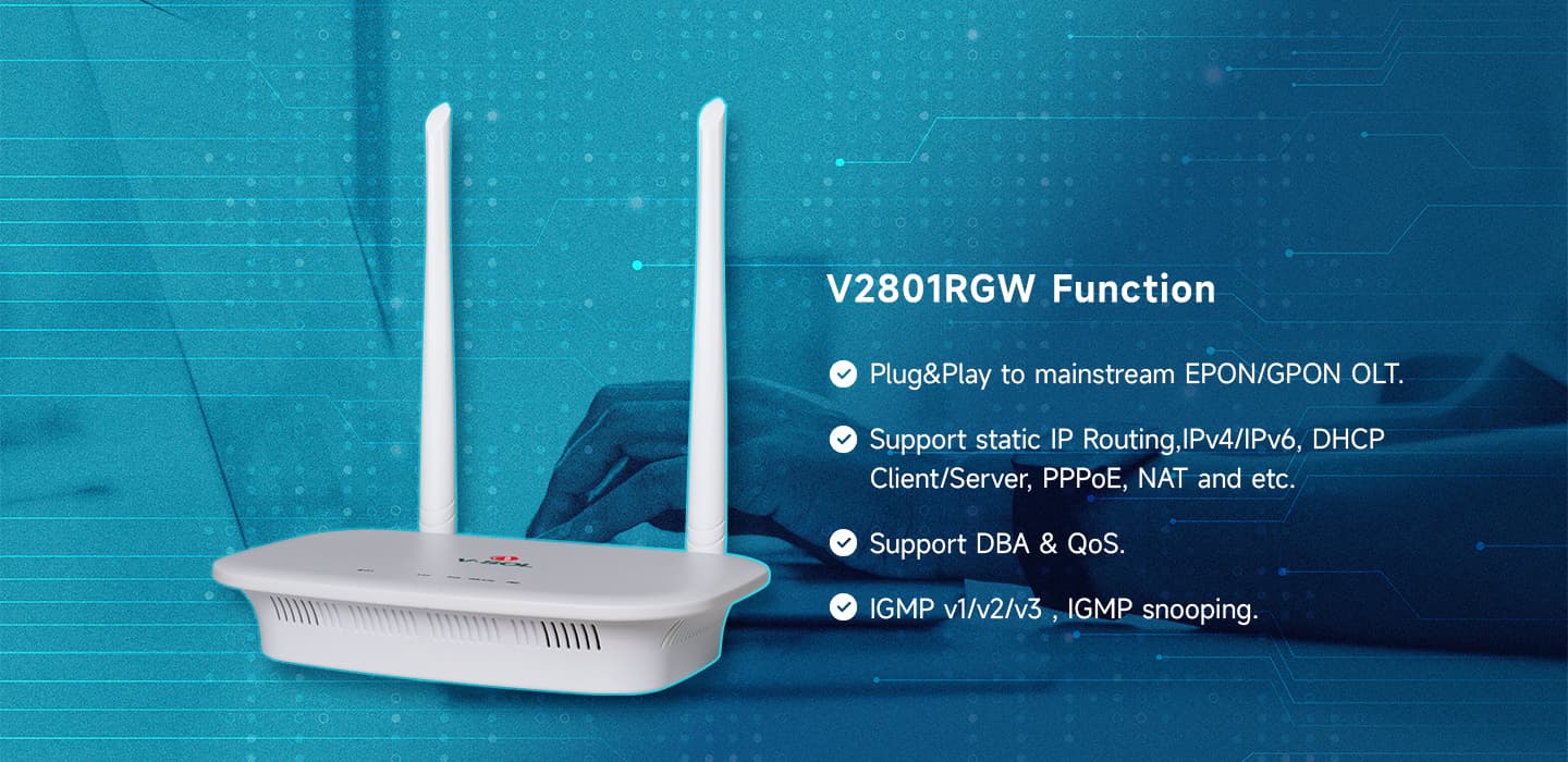 V2801RGW (1GE+WiFi ONU