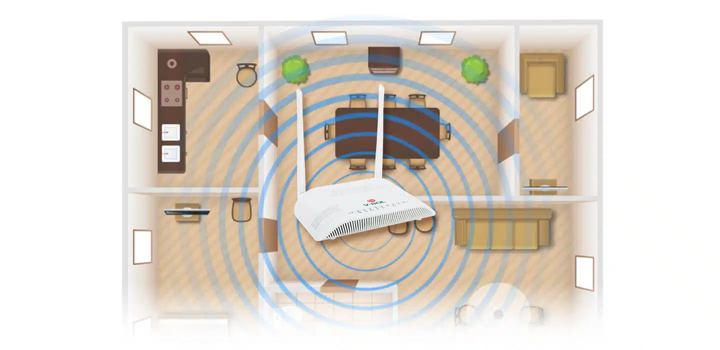 V2802RGW (1GE + 1FE WiFi ONU