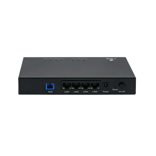 1GE+3FE POE XPON ONU Model: V2820D-1G3FPS Sepc: 1×XPON+1×GE(POE+)+3×FE(POE+)