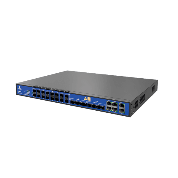 16 Port EPON OLT Model: V1600D16 Spec: 16*EPON,4GE(RJ45)+4*GE(SFP)+4*10GE(SFP+)Dual power modules available in DC/AC ，support hot-swap Weight: 6.5kg